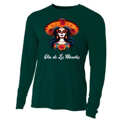 Dia De Los Muertos Day Of The Dead Festive Cooling Performance Long Sleeve Crew