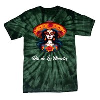 Dia De Los Muertos Day Of The Dead Festive Tie-Dye T-Shirt