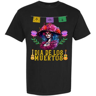 Dia De Los Muertos Costume Day Of The Dead Garment-Dyed Heavyweight T-Shirt
