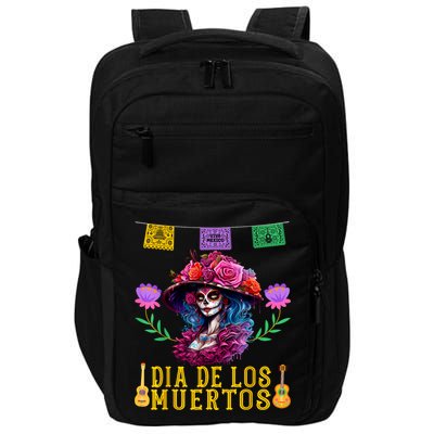 Dia De Los Muertos Costume Day Of The Dead Impact Tech Backpack
