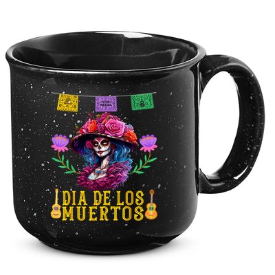 Dia De Los Muertos Costume Day Of The Dead 15oz Campfire Ceramic Mug