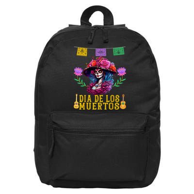 Dia De Los Muertos Costume Day Of The Dead 16 in Basic Backpack