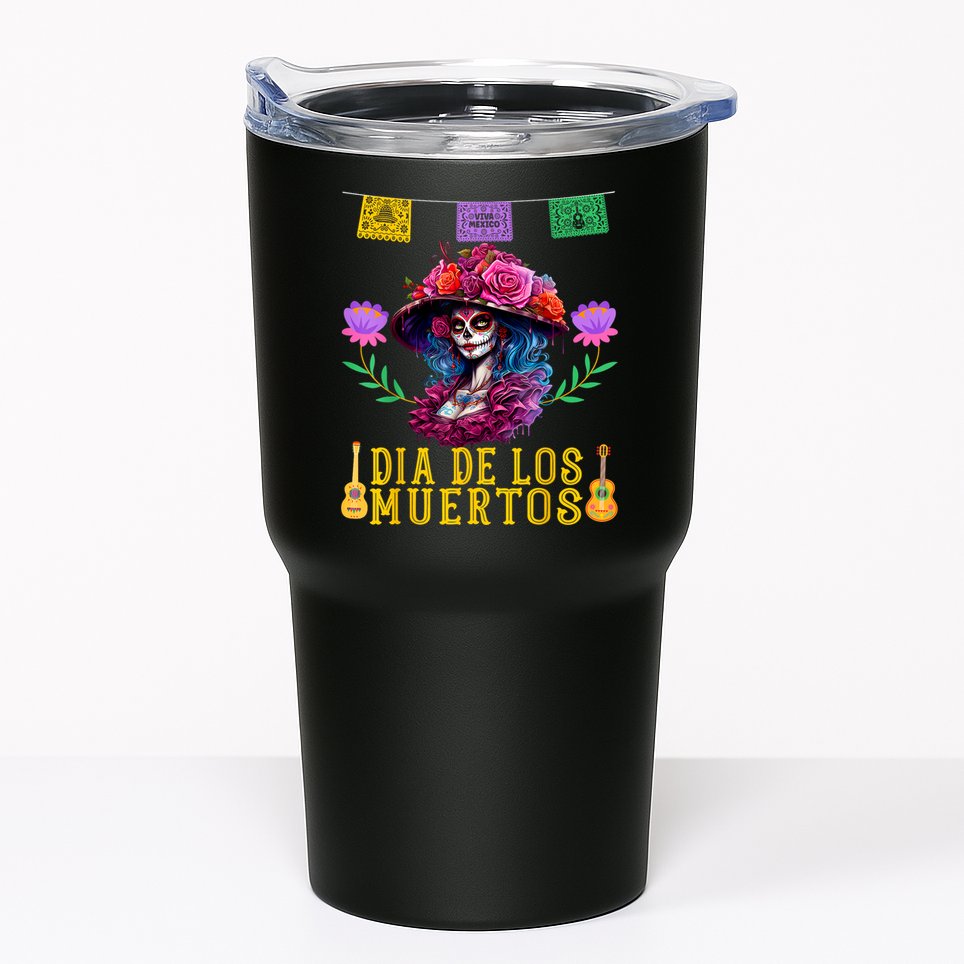 Dia De Los Muertos Costume Day Of The Dead Tumbler