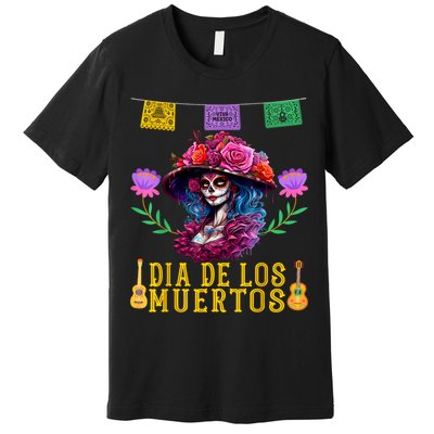Dia De Los Muertos Costume Day Of The Dead Premium T-Shirt