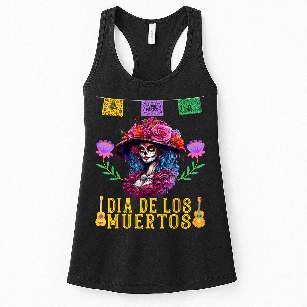 Dia De Los Muertos Costume Day Of The Dead Womens Tank Top