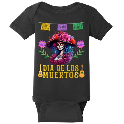 Dia De Los Muertos Costume Day Of The Dead Baby Bodysuit