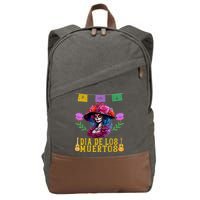 Dia De Los Muertos Costume Day Of The Dead Cotton Canvas Backpack