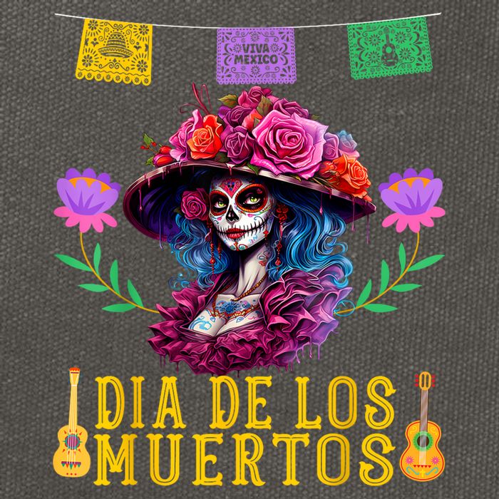 Dia De Los Muertos Costume Day Of The Dead Cotton Canvas Backpack