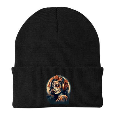Dia De Los Muertos Calavera Retro Bomber Pinup Sugar Skull Beanie