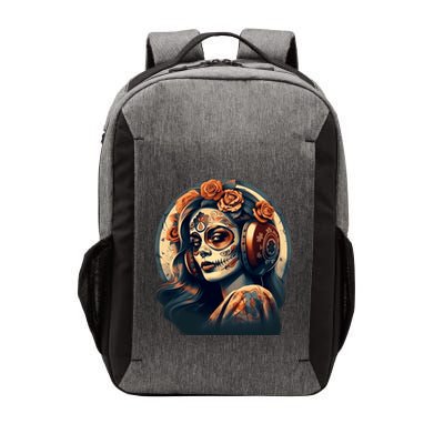 Dia De Los Muertos Calavera Retro Bomber Pinup Sugar Skull Vector Backpack
