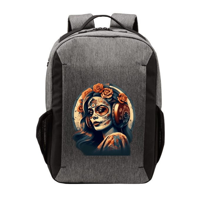 Dia De Los Muertos Calavera Retro Bomber Pinup Sugar Skull Vector Backpack