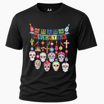 Dia De Los Muertos Funny Day Of The Dead Hanging Skulls Performance Shirt