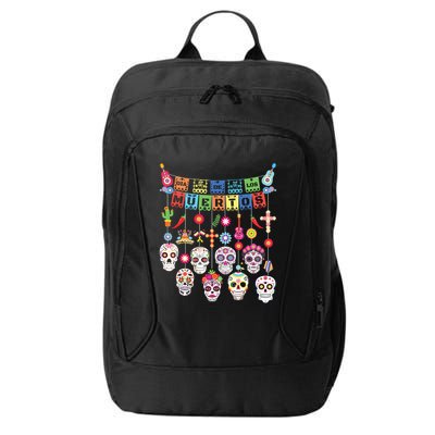 Dia De Los Muertos Funny Day Of The Dead Hanging Skulls City Backpack