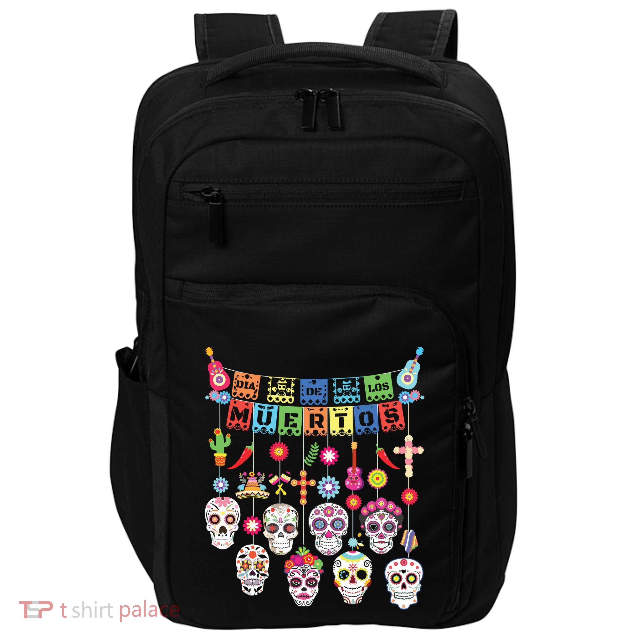 Dia De Los Muertos Funny Day Of The Dead Hanging Skulls Impact Tech Backpack