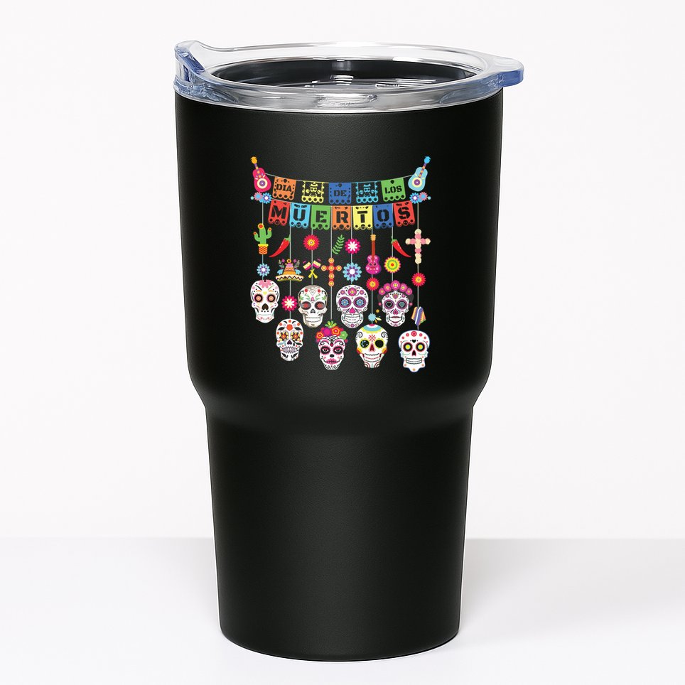 Dia De Los Muertos Funny Day Of The Dead Hanging Skulls Tumbler