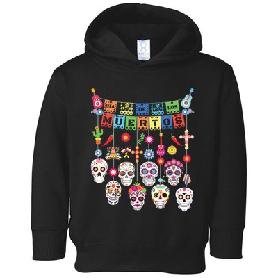 Dia De Los Muertos Funny Day Of The Dead Hanging Skulls Toddler Hoodie