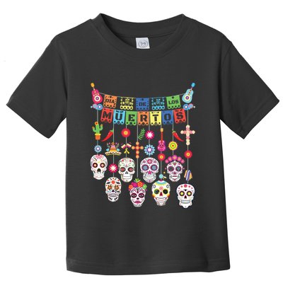 Dia De Los Muertos Funny Day Of The Dead Hanging Skulls Toddler T-Shirt