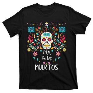 Dia De Los Muertos Funny Day Of The Dead Hanging Skulls T-Shirt