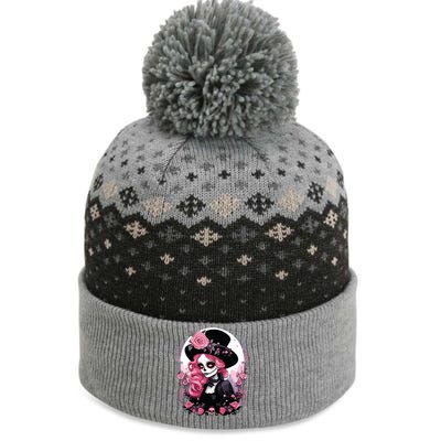 Dia De Los Muertos La Catrina Day Of The Dead The Baniff Cuffed Pom Beanie