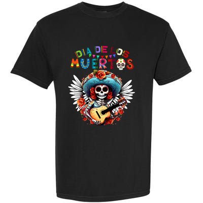 Dia De Los Muertos Catrina Sugar Skull Day of Dead Halloween Garment-Dyed Heavyweight T-Shirt