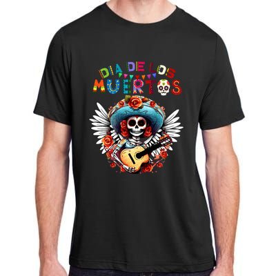 Dia De Los Muertos Catrina Sugar Skull Day of Dead Halloween Adult ChromaSoft Performance T-Shirt