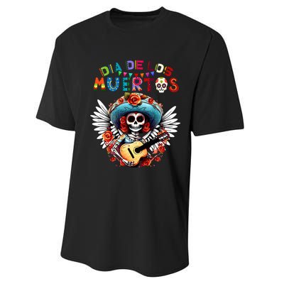 Dia De Los Muertos Catrina Sugar Skull Day of Dead Halloween Performance Sprint T-Shirt