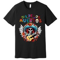 Dia De Los Muertos Catrina Sugar Skull Day of Dead Halloween Premium T-Shirt