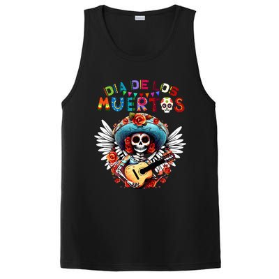 Dia De Los Muertos Catrina Sugar Skull Day of Dead Halloween PosiCharge Competitor Tank