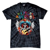 Dia De Los Muertos Catrina Sugar Skull Day of Dead Halloween Tie-Dye T-Shirt