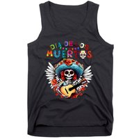 Dia De Los Muertos Catrina Sugar Skull Day of Dead Halloween Tank Top