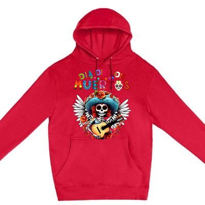 Dia De Los Muertos Catrina Sugar Skull Day of Dead Halloween Premium Pullover Hoodie