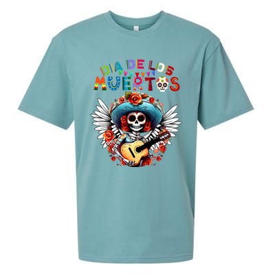 Dia De Los Muertos Catrina Sugar Skull Day of Dead Halloween Sueded Cloud Jersey T-Shirt