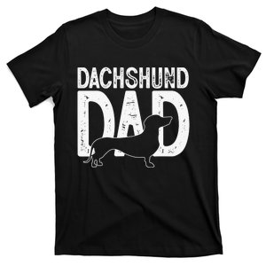 Dachshund Dog Lover Funny Cute Puppy dad Father's day T-Shirt