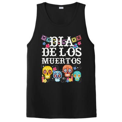 Dia De Los Muertos Sugar Skull Mexican Holiday PosiCharge Competitor Tank