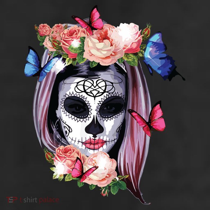 Dia De Los Muertos Sugar Skull Catrina Day Of The Dead 25L Jumbo Tote