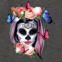 Dia De Los Muertos Sugar Skull Catrina Day Of The Dead Vector Backpack