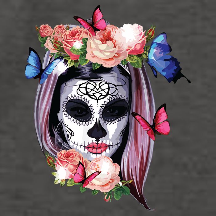 Dia De Los Muertos Sugar Skull Catrina Day Of The Dead Vector Backpack