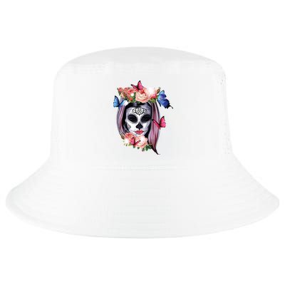 Dia De Los Muertos Sugar Skull Catrina Day Of The Dead Cool Comfort Performance Bucket Hat