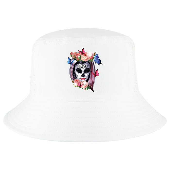 Dia De Los Muertos Sugar Skull Catrina Day Of The Dead Cool Comfort Performance Bucket Hat