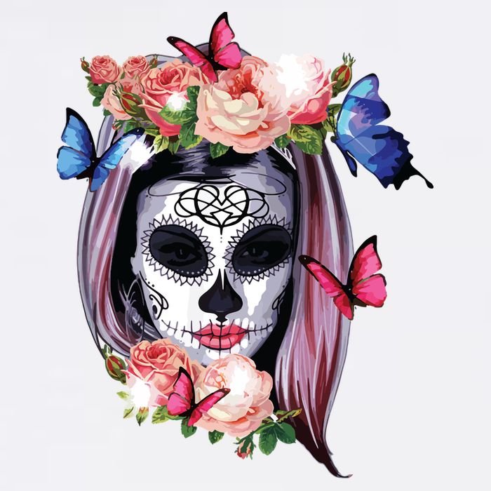 Dia De Los Muertos Sugar Skull Catrina Day Of The Dead Cool Comfort Performance Bucket Hat