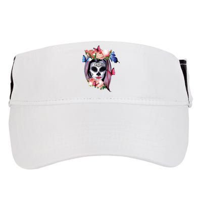 Dia De Los Muertos Sugar Skull Catrina Day Of The Dead Adult Drive Performance Visor