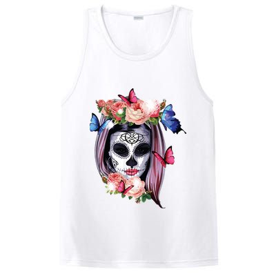 Dia De Los Muertos Sugar Skull Catrina Day Of The Dead PosiCharge Competitor Tank