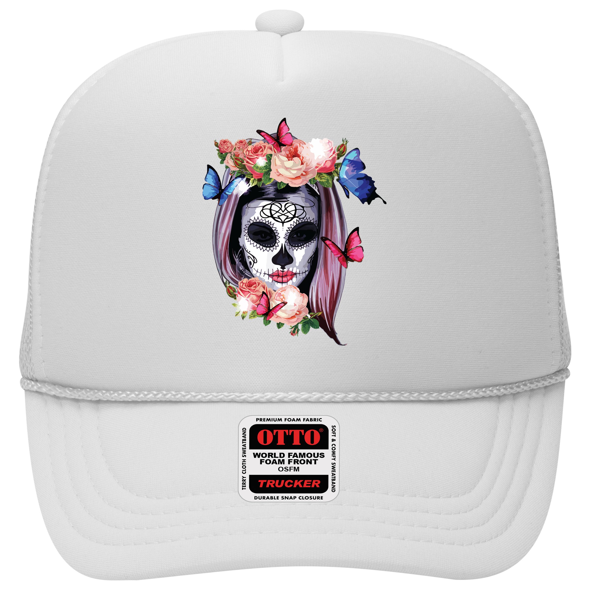 Dia De Los Muertos Sugar Skull Catrina Day Of The Dead Hat