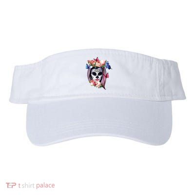 Dia De Los Muertos Sugar Skull Catrina Day Of The Dead Visor