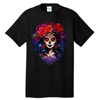 Dia De Los Muertos 2024 Sugar Skull Catrina Day Of The Dead Tall T-Shirt