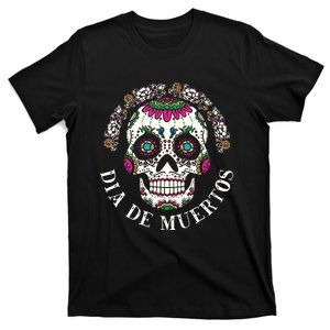 Dia De Los Muertos Sugar Skull Mexican Holiday T-Shirt