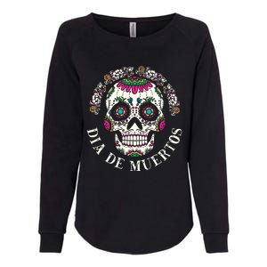 Dia De Los Muertos Sugar Skull Mexican Holiday Womens California Wash Sweatshirt