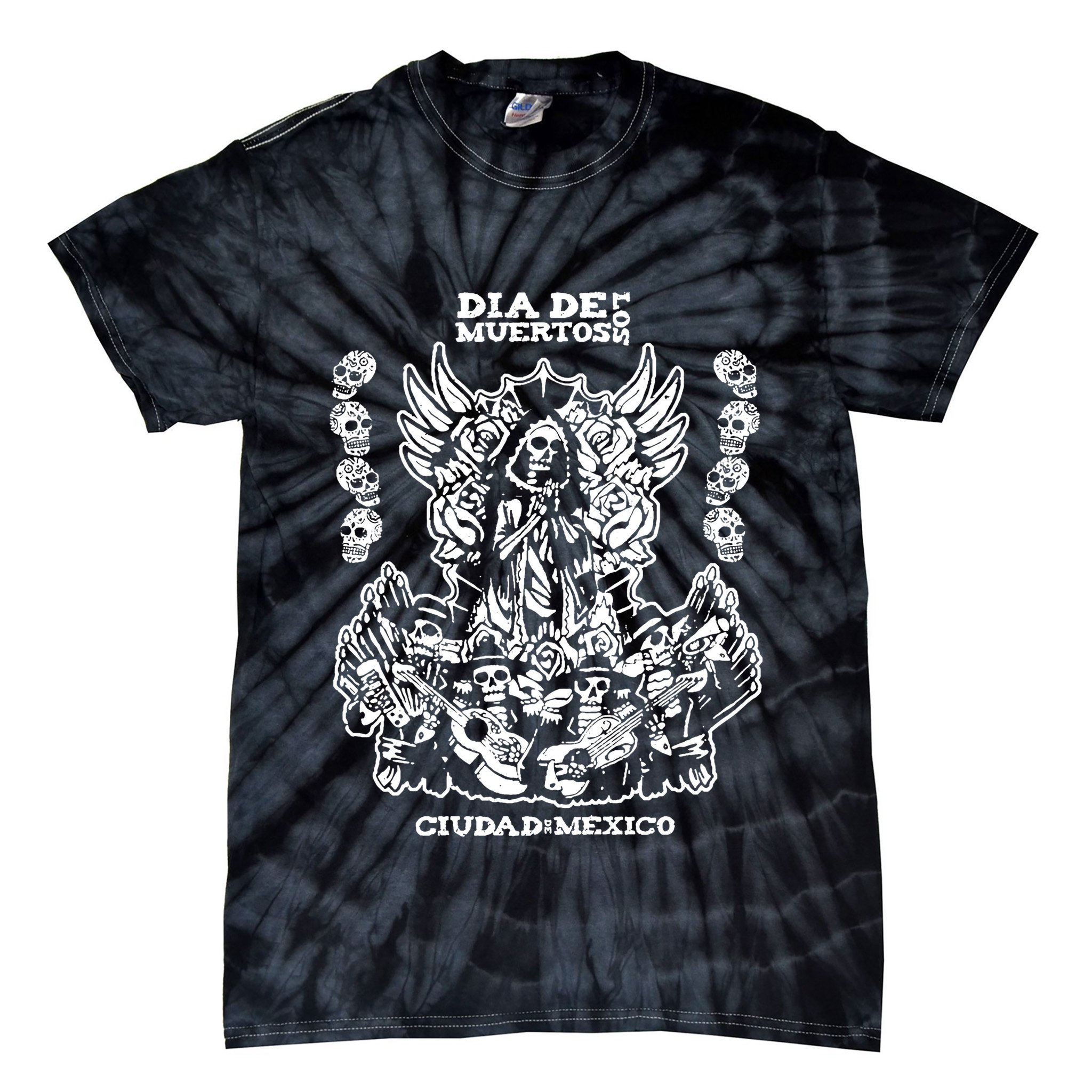 Dia De Los Muertos Tie-Dye T-Shirt