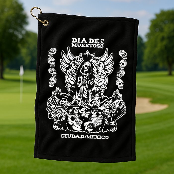 Dia De Los Muertos Golf Towel