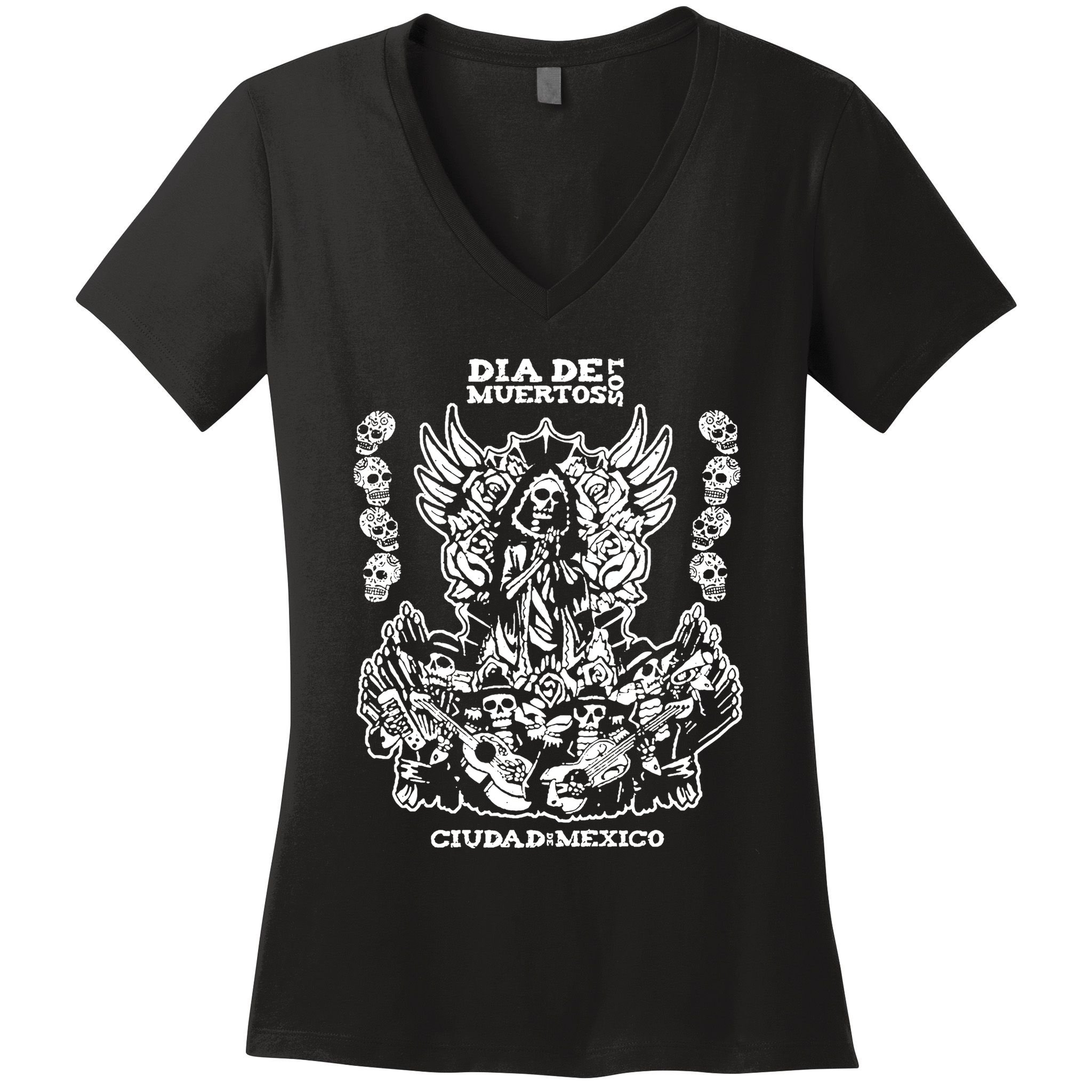 Dia De Los Muertos Women's V-Neck T-Shirt